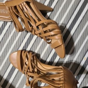 Size 8 wedges, slides& heels Brands are journee, ana, INC international concepts